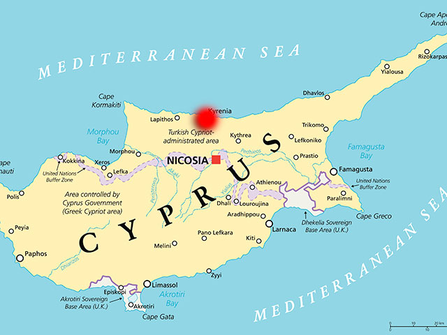 Кириния, Кипр