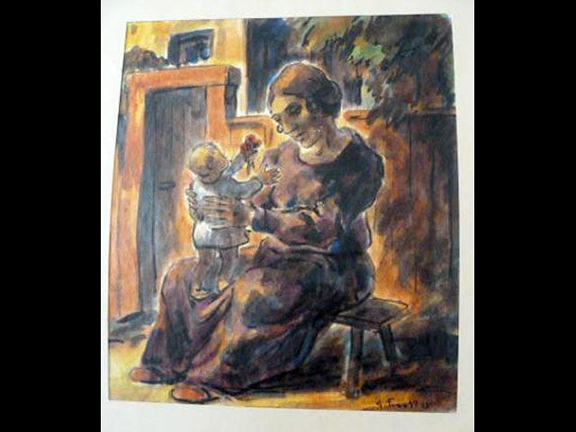 "Mother And Child" Эриха Фрааса  из коллекции, обнаруженной в квартире сына Хильдебранда Гурлитта
