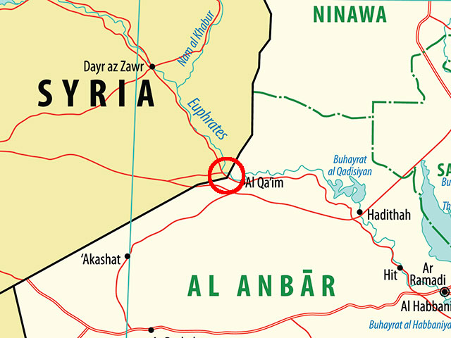  Пограничный переход Аль-Букамаль (Сирия) - Аль-Каим (Ирак)