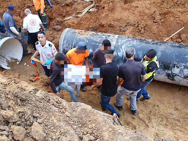 Производственная авария в региональном совете Хоф Ашкелон: один рабочий погиб, еще один в тяжелом состоянии