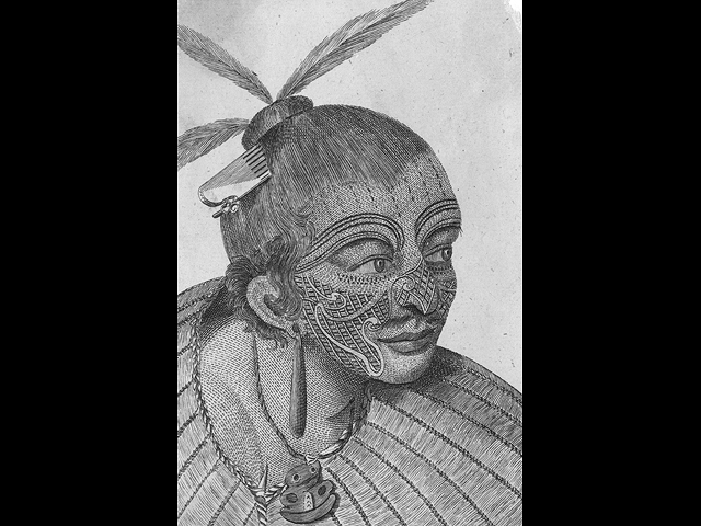 Вождь маори, 1800-е