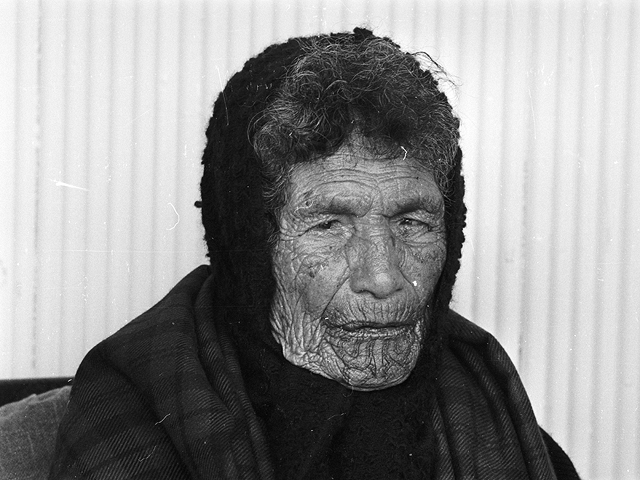Старейшина маори в 1974 году