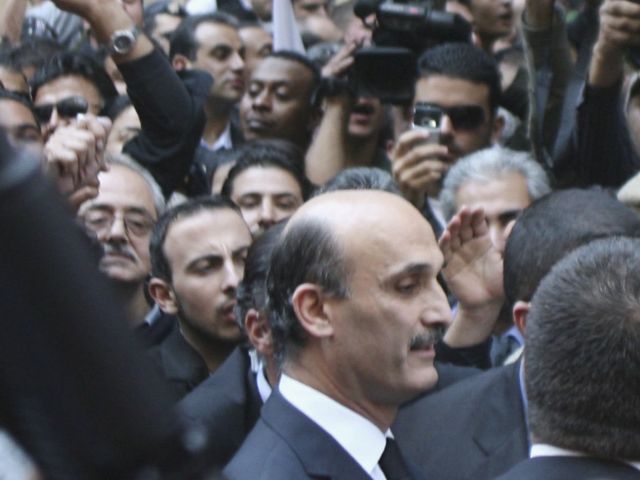 Лидер христианско-маронитской партии "Ливанские силы" Самир Джаджаа