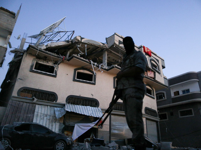 Дом аль-Аты после воздушного удара