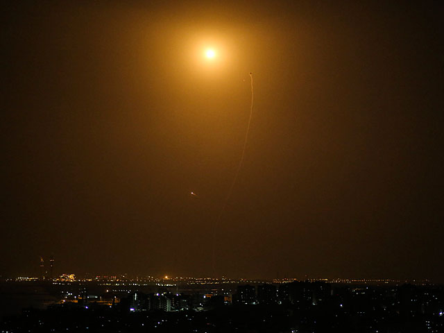 Израильская территория подверглась ракетному обстрелу из Газы