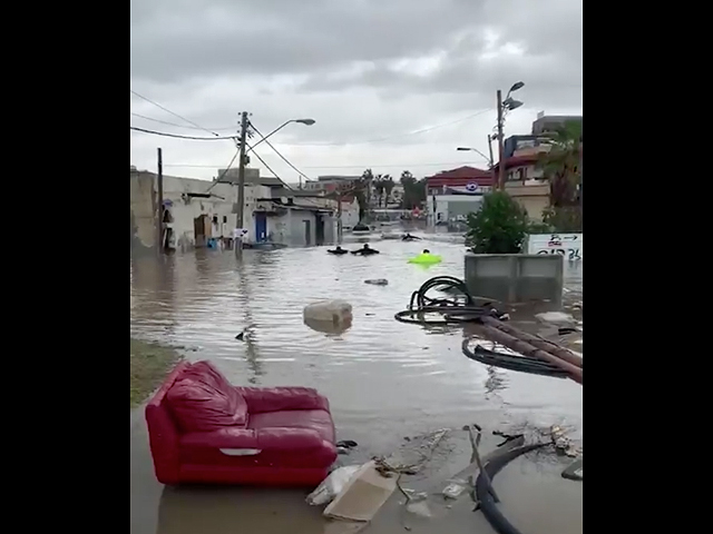 Потоп в Тель-Авиве и других городах Израиля. Фоторепортаж