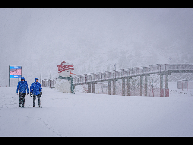 На Хермоне стартовал горнолыжный сезон 2020. Фоторепортаж