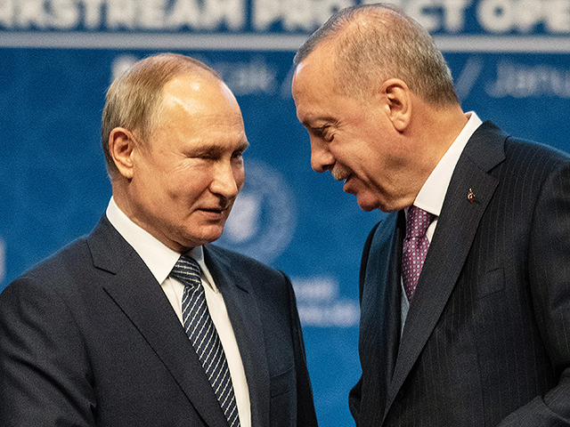 Путин и Эрдоган договорились о перемирии в Ливии. Стамбул, 8 января 2020 года
