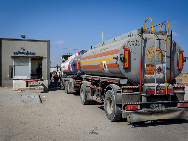 Несколько цистерн с газом доставлены в сектор Газы