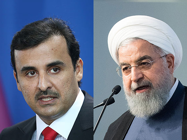 Эмир Катара шейх Тамим бин Хамад аль-Тани прибыл в Тегеран на переговоры с президентом Ирана Хасаном Роухани