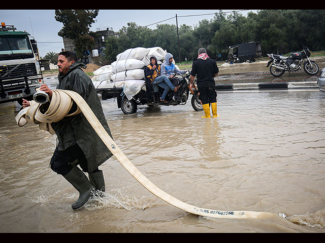 Сектор Газы снова затопило
