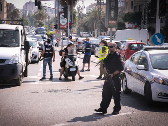 Из-за учений полиция блокирует движение по улице Саадии Гаона в Тель-Авиве