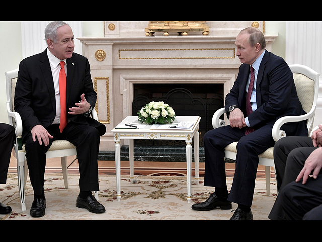 На встрече Нетаниягу и Путина, 30 января 2020 года