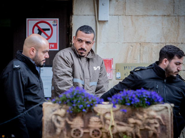 Санад аль-Турман после заседания суда в Иерусалиме. 7 февраля 2020 года