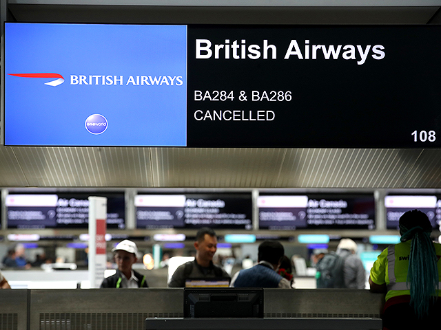 Cамолет British Airways преодолел расстояние из Нью-Йорка до Лондон за 4 часа 56 минут