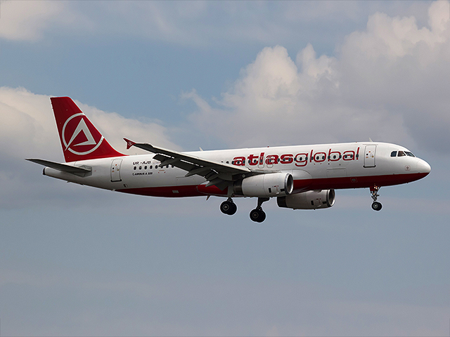 Турецкая авиакомпания  Atlas Global, обслуживающая маршрут Стамбул-Израиль,  снова отменяет полеты