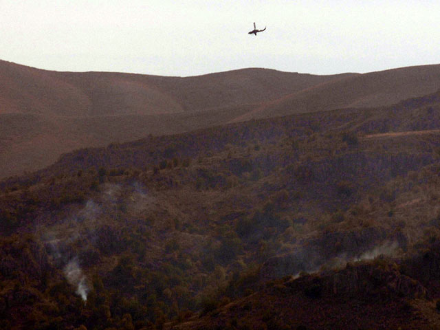 В провинции Идлиб сбит вертолет сирийских ВВС