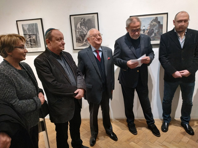 В Хорватии открылась выставка "Немецкая оккупация в графике Меера Аксельрода"