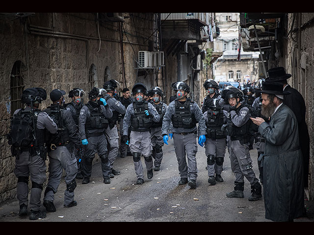 Попытка полиции навести "карантинный" порядок в Меа Шеарим
