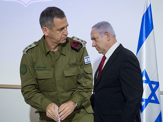 Начальник генштаба Авив Кохави и премьер-министр Биньямин Нетаниягу