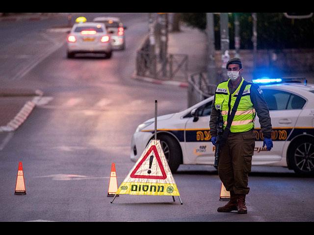 Операция "Весенний щит": карантинные блокпосты в Израиле. Фоторепортаж
