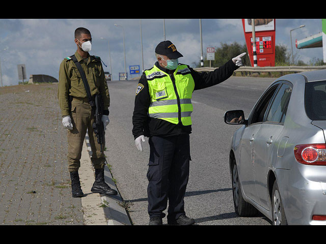 Операция "Весенний щит": карантинные блокпосты в Израиле. Фоторепортаж