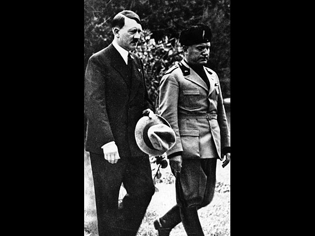 Адольф Гитлер и Бенито Муссолини, 1934 год