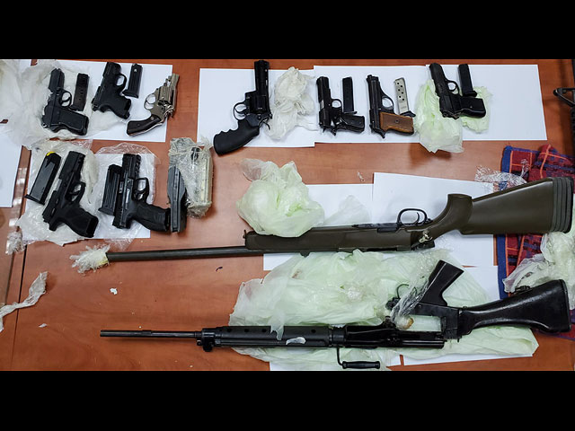 Полиция Израиля опубликовала список оружия, конфискованного у иорданского контрабандиста