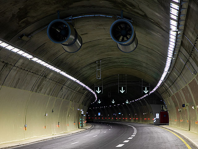 До 6 утра закрыты туннели на въезде в Нацерет