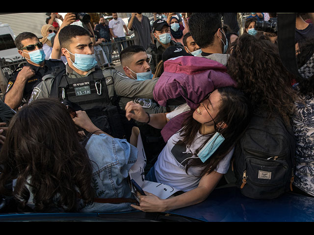 В Израиле продолжаются акции протеста против "произвола полиции". Фоторепортаж