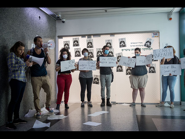 В Израиле продолжаются акции протеста против "произвола полиции". Фоторепортаж