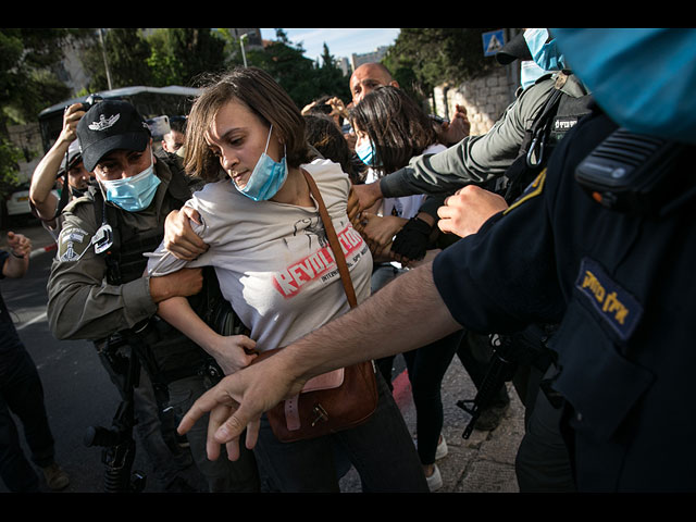 В Израиле продолжаются акции протеста против "произвола полиции". Фоторепортаж