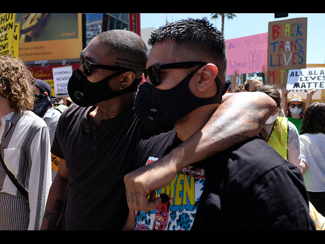 Марш All Black Lives Matter в Лос-Анджелесе. Фоторепортаж