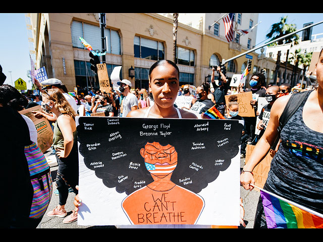 Марш All Black Lives Matter в Лос-Анджелесе. Фоторепортаж