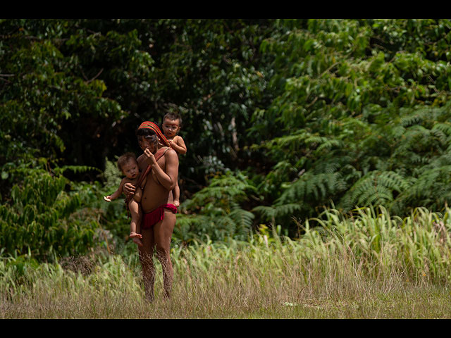 Коронавирус в Бразилии: проверки индейцев Яномама и их вождя "Путина". Фоторепортаж