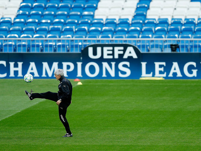 Иван Йованович перед матчем против "Реала" в четвертьфинале Лиги чемпионов