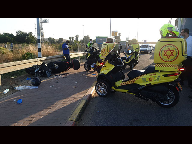 В Хайфе мотоциклист получил тяжелые травмы в результате ДТП