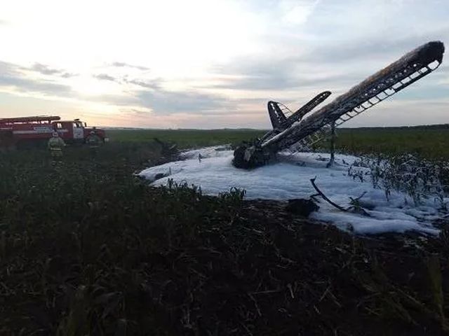 В Нижегородской области разбился самолет, один человек погиб