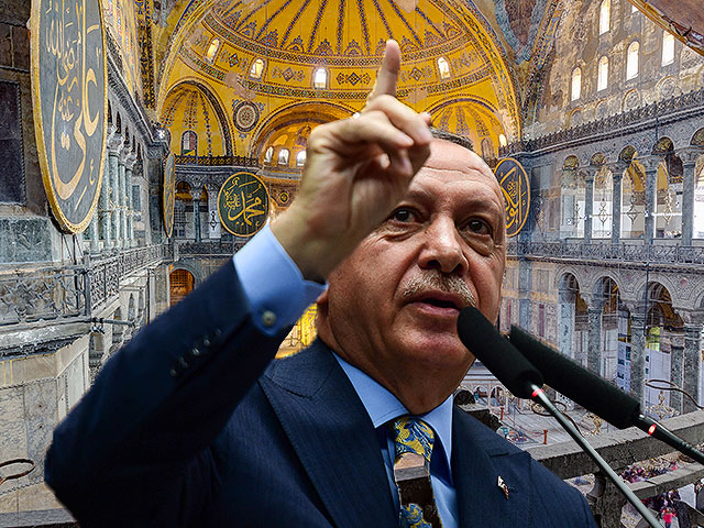 Эрдоган:"За возвращением Айя Софии последует освобождение аль-Аксы"