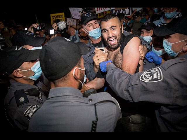 Протест в Иерусалиме: против Нетаниягу и действий правительства. Фоторепортаж