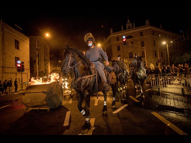 Протест в Иерусалиме: против Нетаниягу и действий правительства. Фоторепортаж