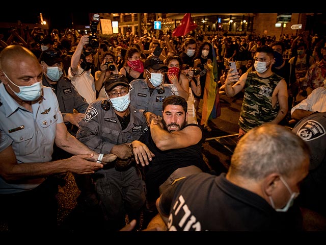 Протест в Иерусалиме: против Нетаниягу и действий правительства. Фоторепортаж