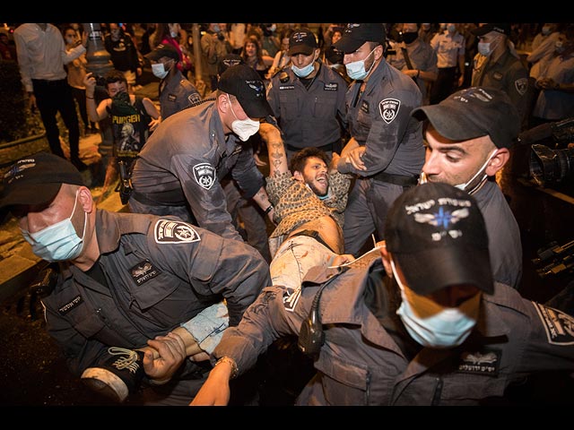 Протест в Иерусалиме: против Нетаниягу и действий правительства. Фоторепортаж