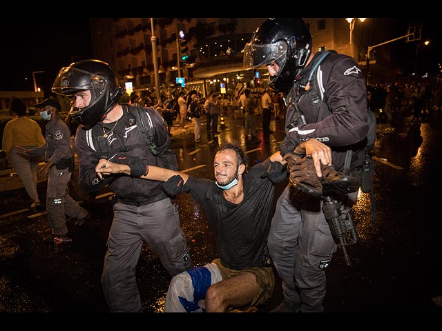 Протест в Иерусалиме: против Нетаниягу и действий правительства. Фоторепортаж