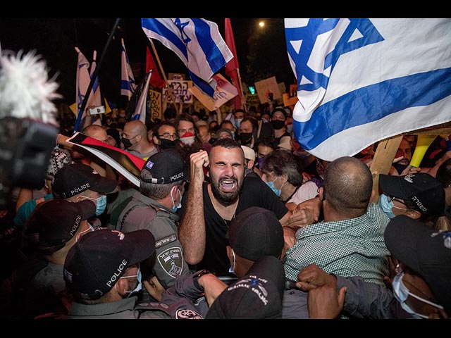 Протест в Иерусалиме: против Нетаниягу и действий правительства. Фоторепортаж