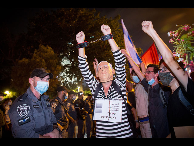 Акция против полицейского насилия в Тель-Авиве: провокации и пострадавшие. Фоторепортаж