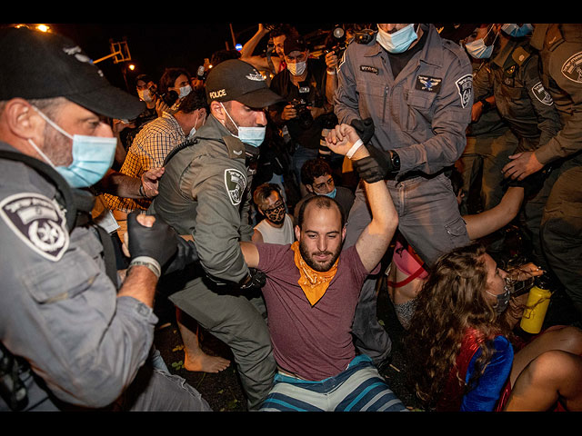 Акция протеста противников Нетаниягу. Фоторепортаж из Иерусалима