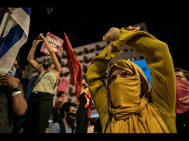 Акция протеста противников Нетаниягу. Фоторепортаж из Иерусалима