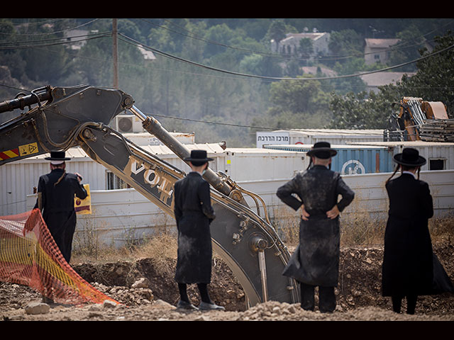 "Харедим" пытаются помешать строительству шоссе около Иерусалима