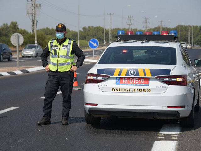 Задержан водитель, пытавшийся прорваться через блокпост полиции на выезде из Модиин-Илита